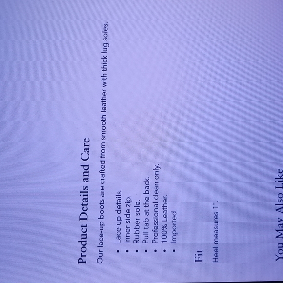 Vince Cabria leather lug boots. - Picture 2 of 8